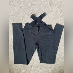 Fabletics Charcoal Cross-Band Leggings